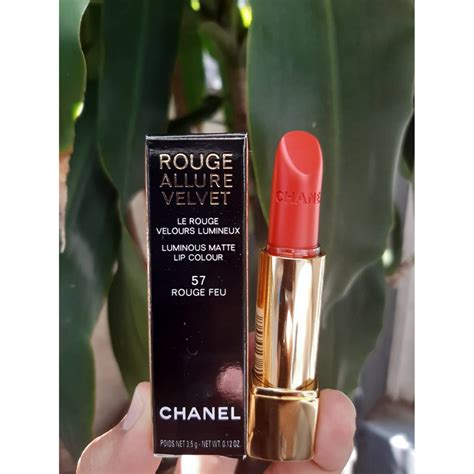 chanel lipstick 57 rouge feu|CHANEL .